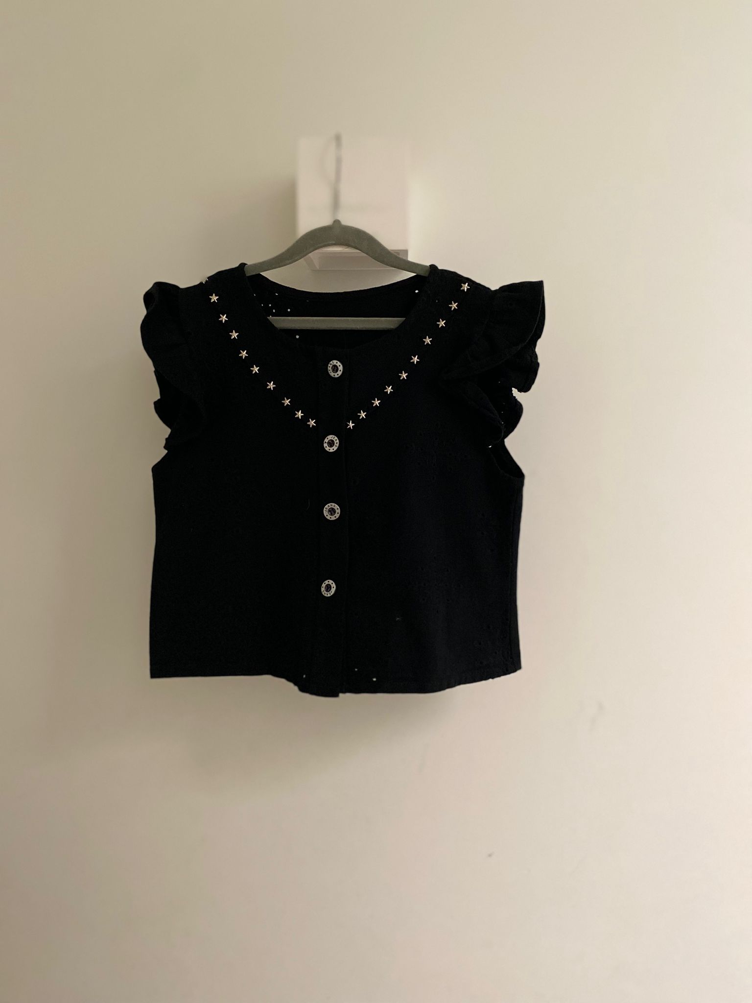 Chaleco Denim Tachuelas