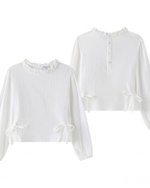 Blusa manga larga puños