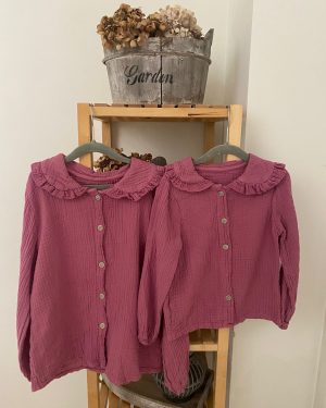 Blusa en muselina de algodón 2-12 años
