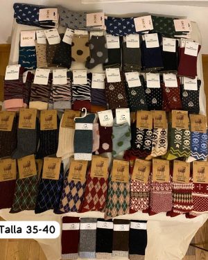 Calcetín 98% Algodón. Talla 35-40. Precio por el par