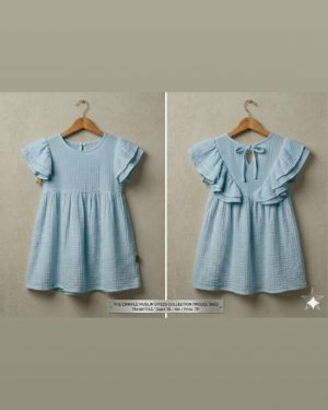Vestido bambula de algodón 1-10 años