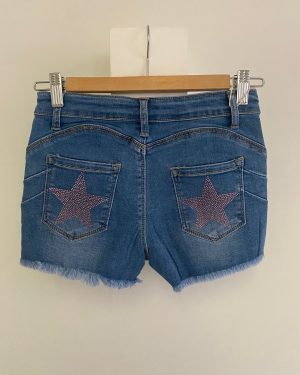 Short denim Estrellas Rosa