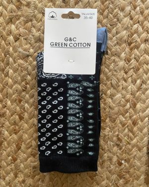 Calcetín Talla 35-40. Green Cotton