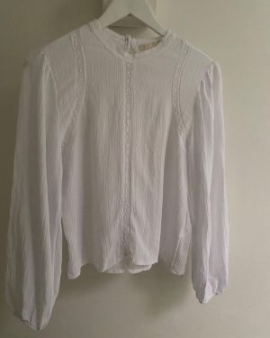 Blusa blanca de algodón